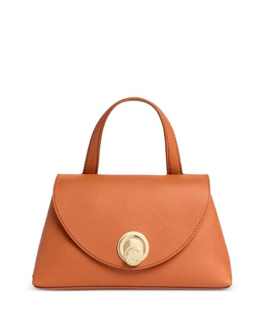 Coccinelle Brown Small Nikla C-Me-Logo Tote Bag