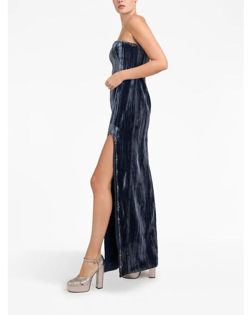 Vestido de fiesta Eponine palabra de honor Cinq À Sept de color Blue