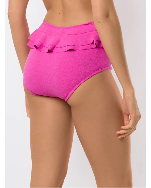 Slip Bikini A Vita Alta di Clube Bossa in Pink