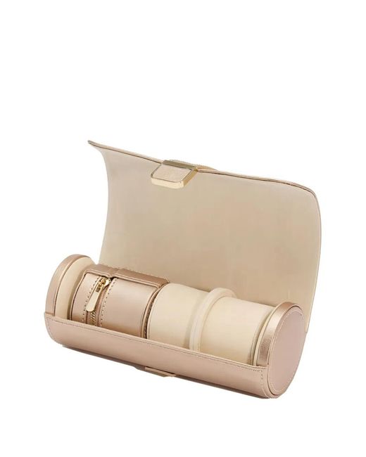 Wolf Natural Palermo Watch Roll