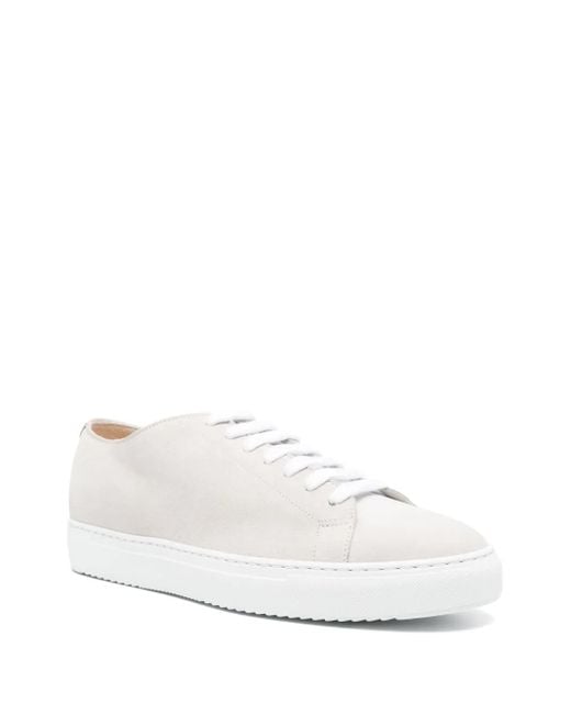 Doucal's White Suede Sneakers for men