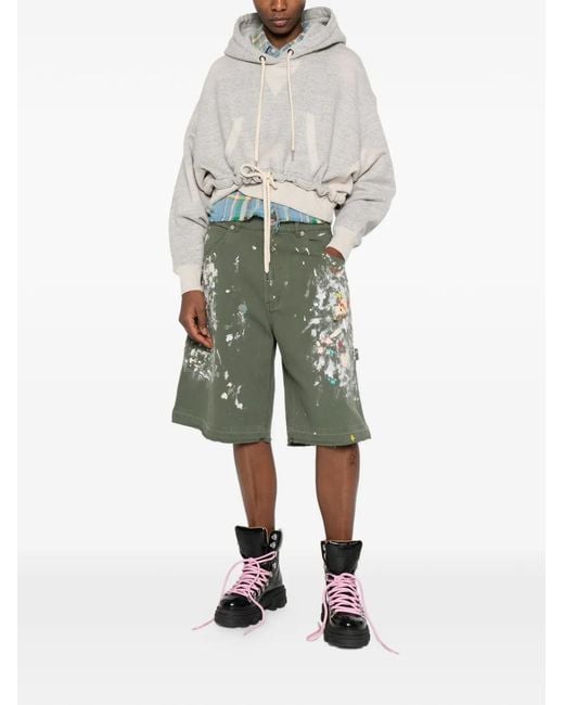 GALLERY DEPT. Green Platoon Painter Shorts