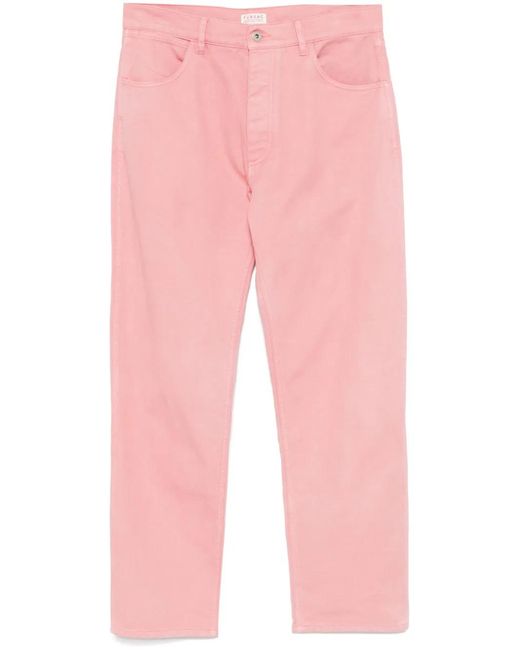 Fursac Pink Straight-Leg Jeans for men