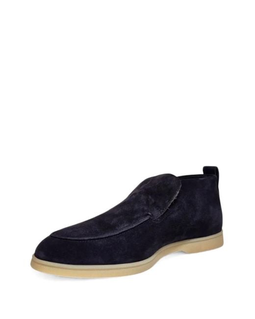 Henderson Blue Suede Slip-On Boots for men