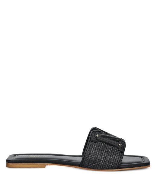 Guess Marciano ラフィアサンダル Black