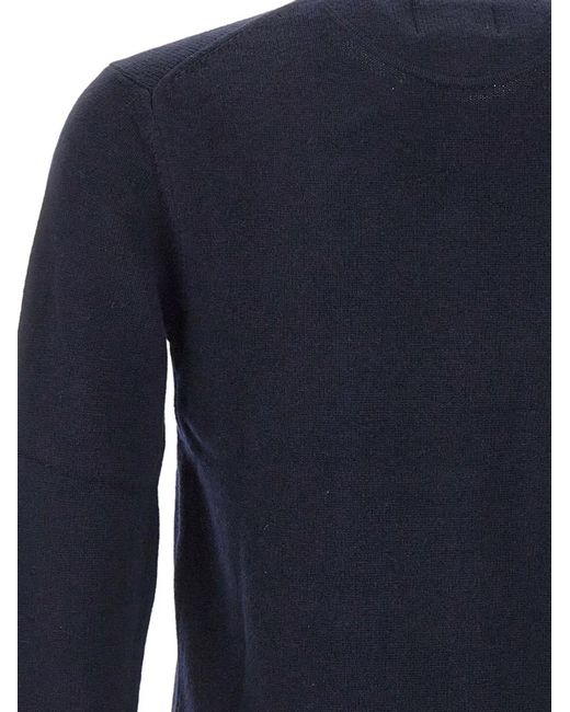 Sun 68 Blue Logo-Detail Sweater for men