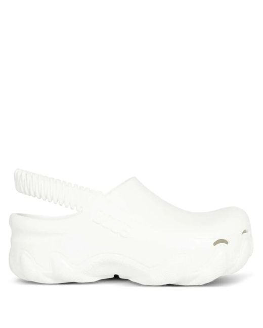Gcds White Logo-Detail Slides for men
