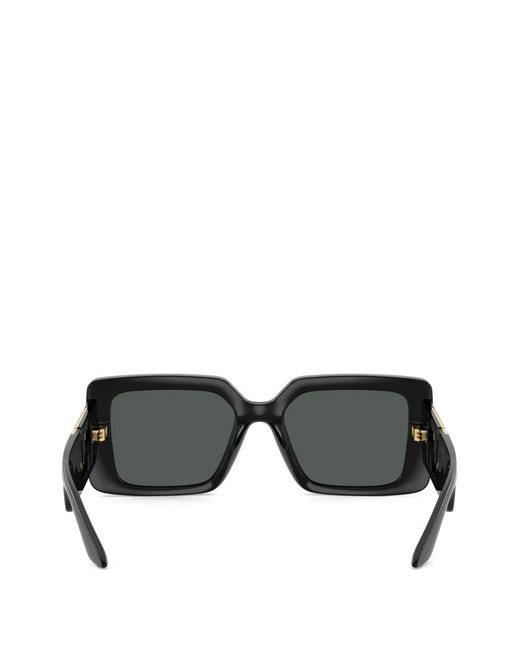 Versace Black Square-Frame-Tone Sunglasses