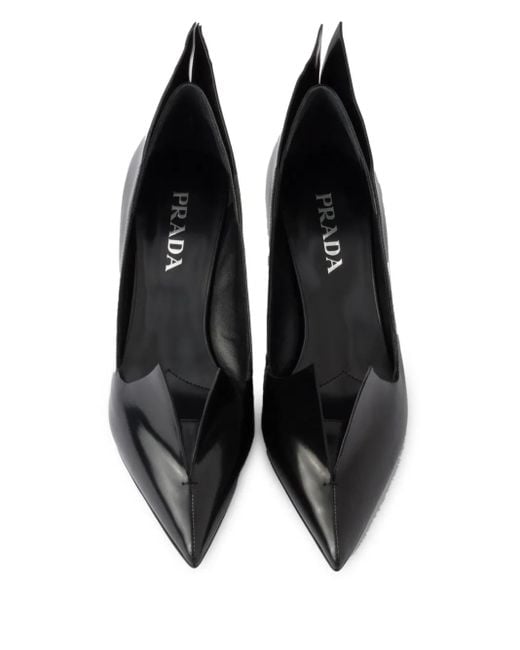 Prada レザーパンプス Black