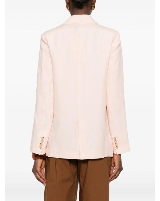 Forte_forte Pink Button-Up Blazer