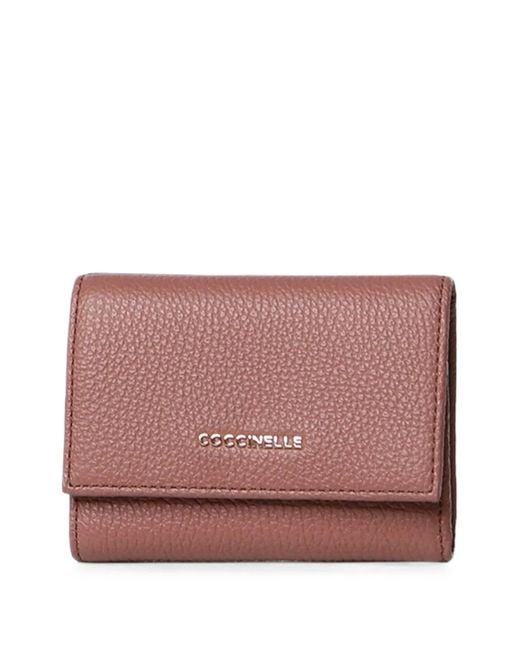Coccinelle Pink Small Metallic Wallet