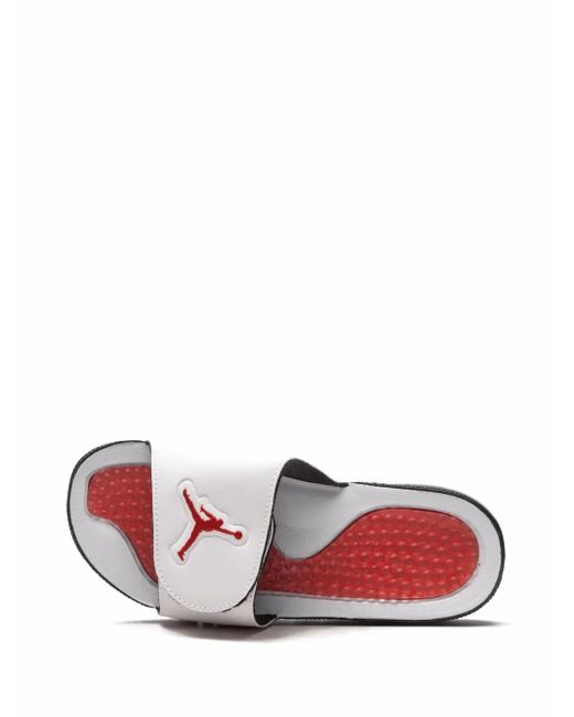 Nike White Hydro 5 Retro "Fire 5" Slides for men
