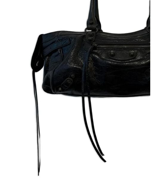 Balenciaga Black Studded Shouder Bag
