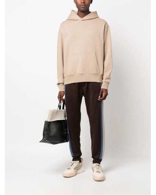 DSquared² Brown Colour-Block Panel Track Pants for men