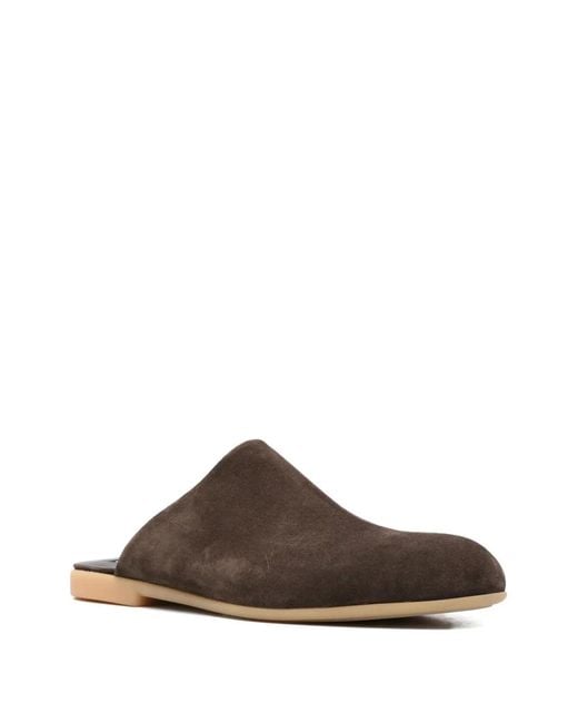 Jil Sander Brown Sandales À Semelle Plate for men