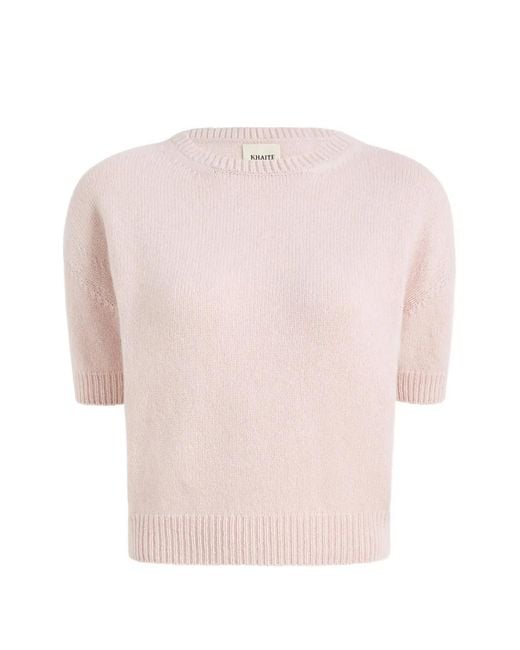 Khaite Pink Golden Sweater