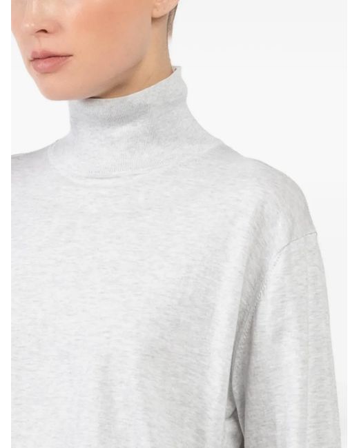Jersey Con Cuello Vuelto Tibi de color White