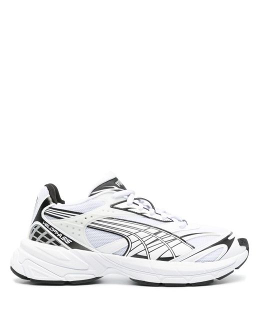 PUMA White Velophasis Panelled Sneakers