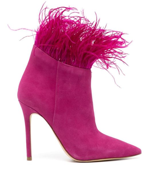 Michael Kors Pink Whitby 110mm Suede Boots