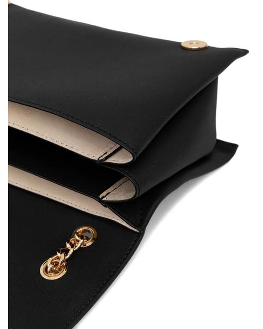 Love Moschino Black Logo Chain Crossbody Bag