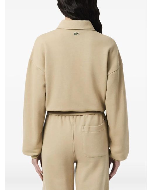 Lacoste Natural Logo-Patch Polo Top