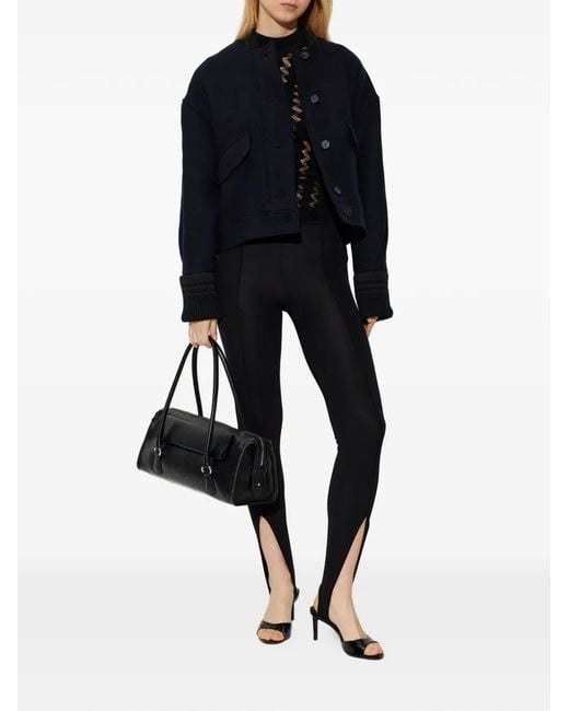 IRO Black Aliona Zig-Zag Sweater