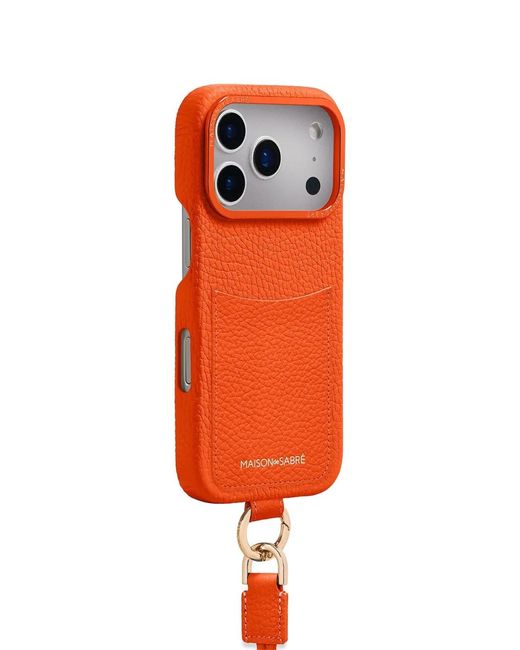 Maison De Sabre Orange Coque D'Iphone 17 Pro Max Sling