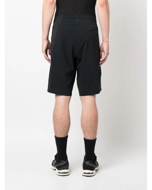 Veilance Black Low-Rise Tailored Shorts for men