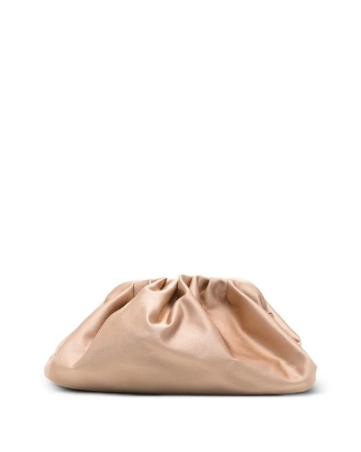 Antonelli Pink Tuc Chain Clutch Bag