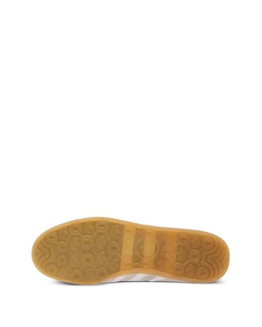 Adidas White Gazelle Lo Pro Sneakers mit Streifen