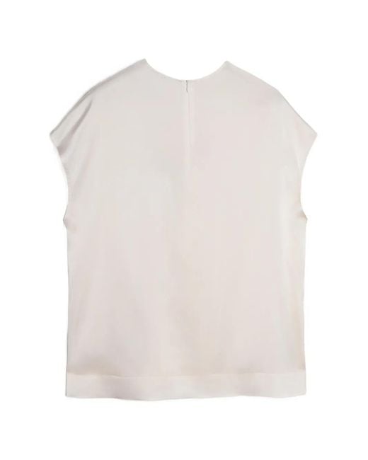 Simone Rocha White Poppy-Print Blouse