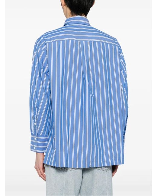 Camicia A Righe di CROQUIS in Blue da Uomo