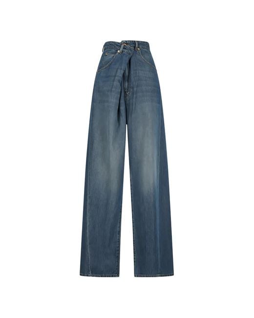 DARKPARK Blue Ines Foldover Jeans