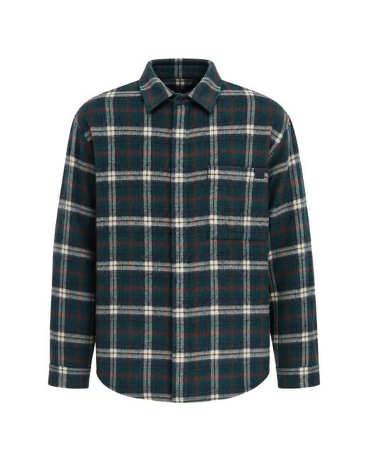 DARKPARK Green Check-Pattern Shirt for men