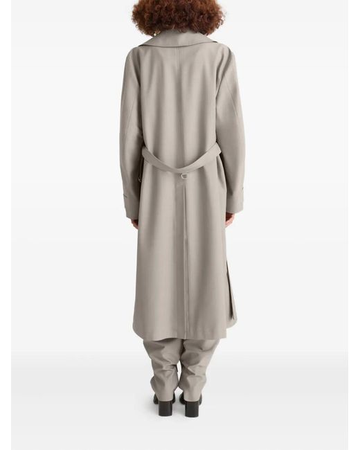 Lemaire Gray Belted Coats