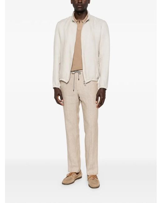 Barba Napoli White Linem Jacket for men