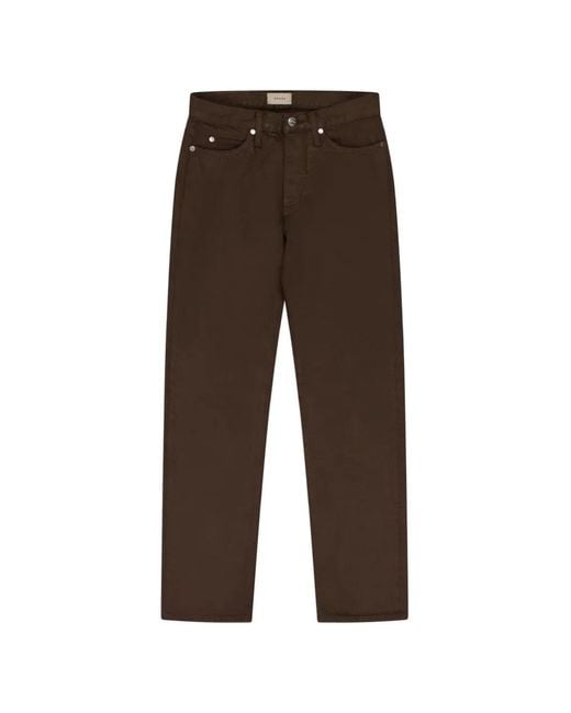 Rhude Brown Straight-Fit Jeans for men