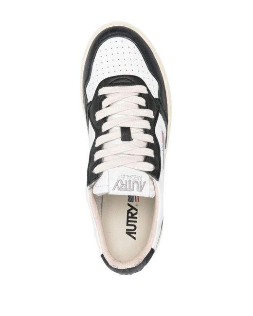 Zapatillas con parche del logo Autry de color White