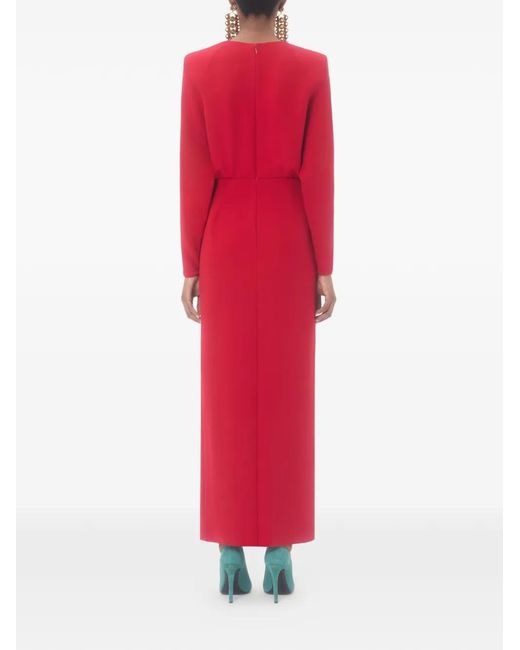 Valentino Garavani Red Cady Couture Long Dress