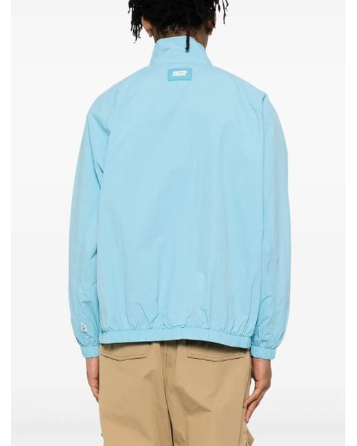 Aape By A Bathing Ape Aapenow Windjack Met Moonface-Logo in het Blue voor heren