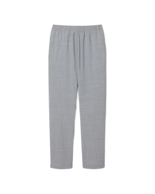 Pantalon Élastiqué À Patch Logo Lacoste pour homme en coloris Gray