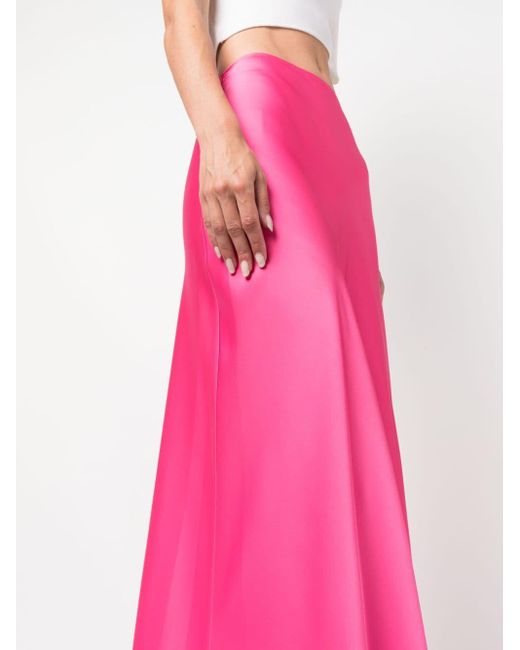 Falda larga con cintura alta Philosophy Di Lorenzo Serafini de color Pink