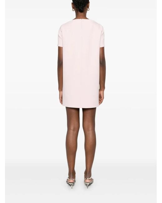 Khaite Pink Benji Mini Dress