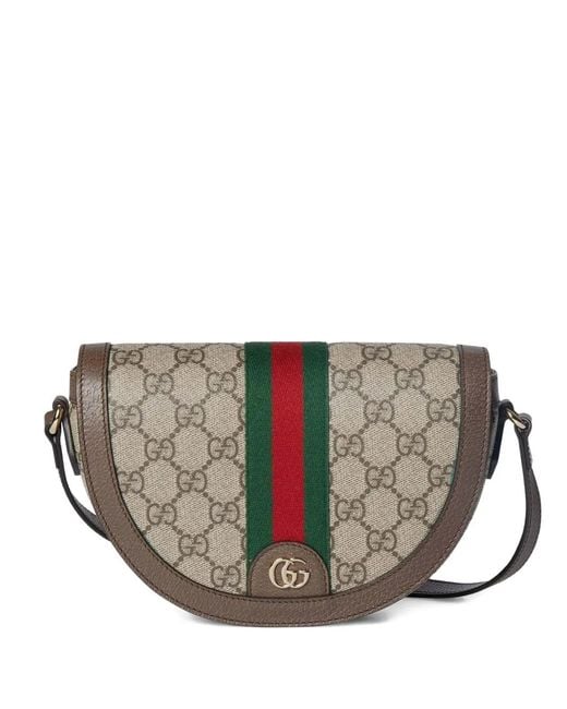 Gucci Gray Small Ophidia Gg Cross Body Bag