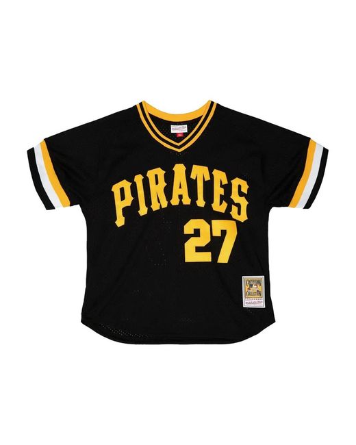 Mitchell & Ness Black Mlb Pirates 1982 Kent Tekulve T-Shirt for men