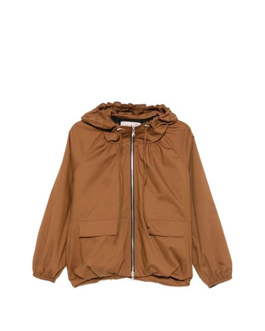 Carla G Brown Sedo Hooded Zip-Up Jacket