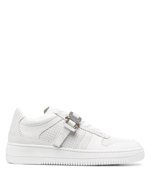 1017 ALYX 9SM White Signature Buckle Sneakers for men
