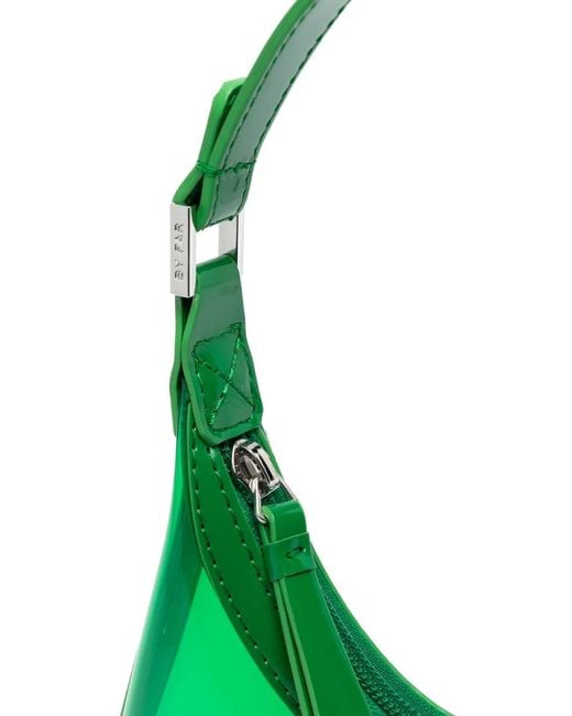 By Far Green Baby Amber Shoulder Bag