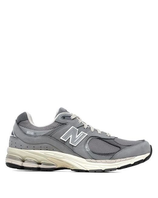 New Balance White 2002R Panelled Sneakers for men