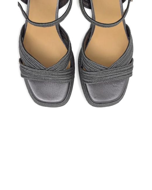 Castaner White Vallita Sandals